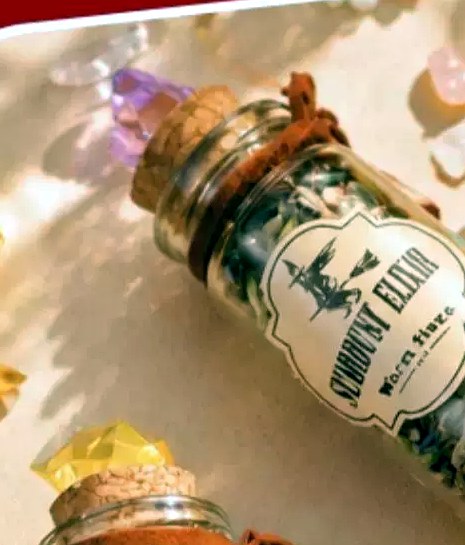 Crystal wish bottles
